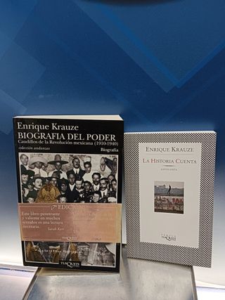 dos liveos, Historia. Biografía del Poder + La historia cuenta, Enrique Krauze