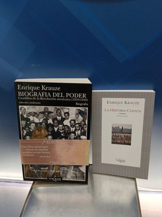 dos liveos, Historia. Biografía del Poder + La historia cuenta, Enrique Krauze