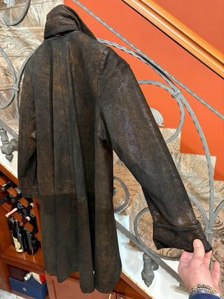 Giacca donna vera pelle vintage effetto martellato