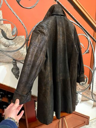 Giacca donna vera pelle vintage effetto martellato