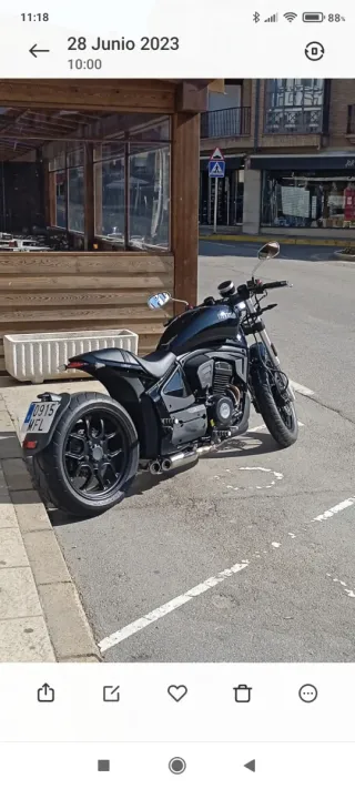 Moto Leonart Pilder 125cc Negra