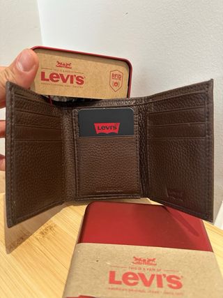 Portafoglio Levi's Uomo Marrone