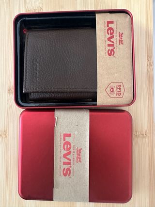 Portafoglio Levi's Uomo Marrone
