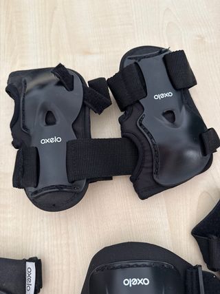 Protecciones Oxelo Decathlon (rodillas y codos)