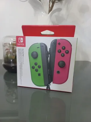 Mandos Joy-Con Nintendo Switch Neón