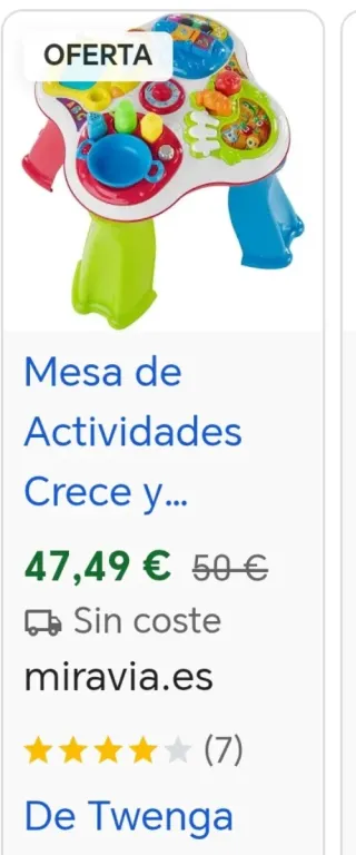 Mesa de Actividades Chicco Crece y...