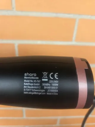 Cepillo Secador Moldeador Giratorio 4 en 1 Shara