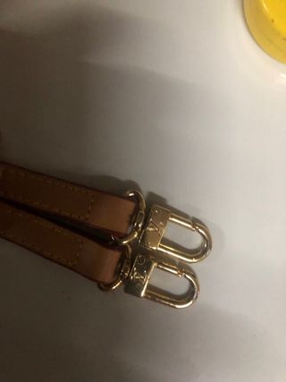 Cinturino Louis Vuitton in pelle marrone