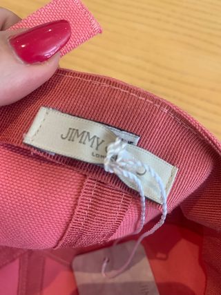 Cappello Jimmy Choo Rosa