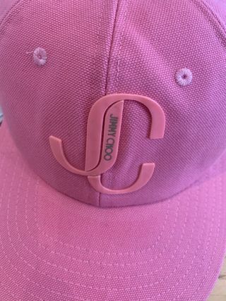 Cappello Jimmy Choo Rosa