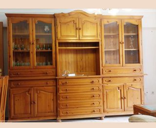 Mueble de salón madera vintage