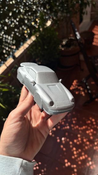 Escultura Porsche 993 Turbo 1/30 Plata