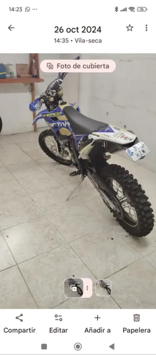 Sherco Factory 300cc Enduro Moto