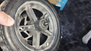 Rueda con disco de freno