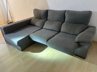 Sofá modular gris tela en ibiza precio negociable