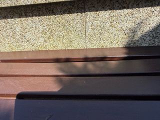 Mesa Terraza Madera extensible IKEA+ Banco+2sillas