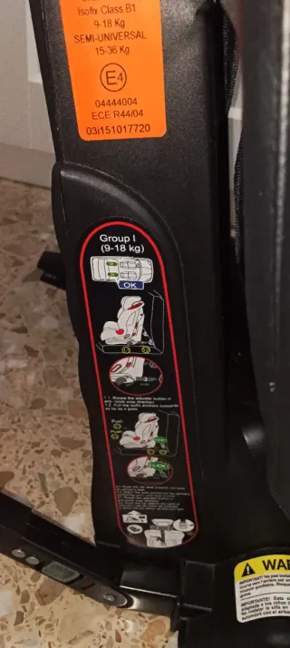 Silla coche infantil Be Cool con Isofix