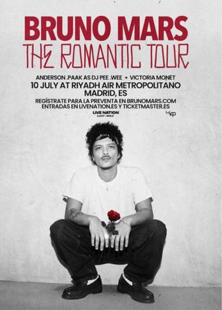 Bruno Mars The Romantic Tour Madrid