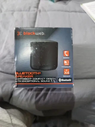 Altavoz Bluetooth Blackweb Negro