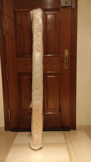 Galería de cortina de madera y metal