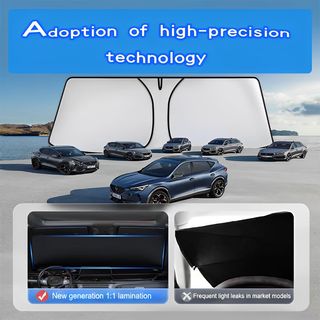 Parasol Coche Delantero,Parasol Luna de Coche Meta