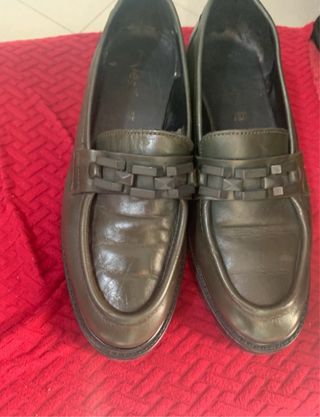 Mocassini Pelle Verde Muschio