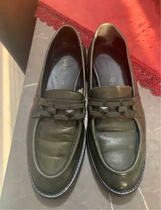 Mocassini Pelle Verde Muschio