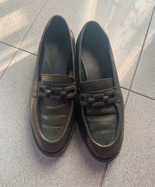 Mocassini Pelle Verde Muschio