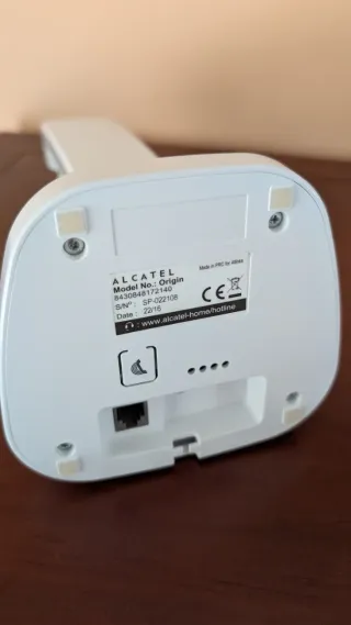 Teléfono fijo Alcatel blanco