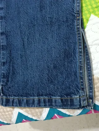 Vaqueros mujer flare azul