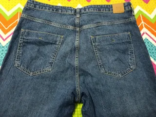 Vaqueros mujer flare azul