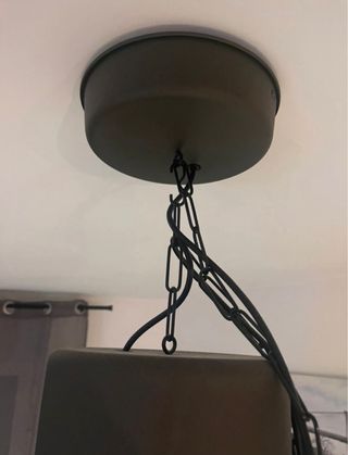 Lámpara colgante Ikea gris 38cm