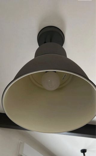 Lámpara colgante Ikea gris 38cm