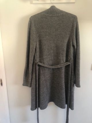 Cortefiel chaqueta abrigo punto con cinturón