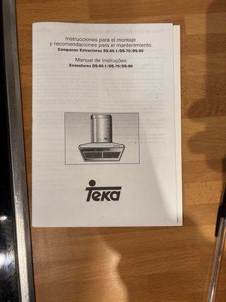 Campana extractora de cocina acero inoxidable