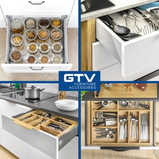 GTV - Guía de montaje en suelo GCHX18-H con mecani