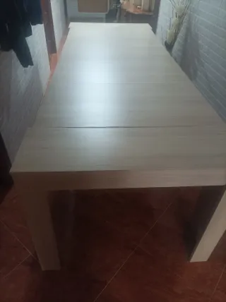Mesa extensible salón 240x90cm recogida 54cm