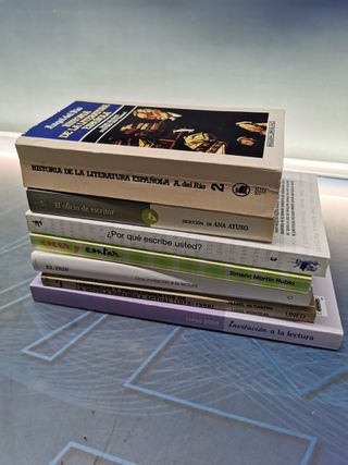 7 libros, invitacion a la lectura, El oficio de escritor, Crecer y contar, Historia de la literatura y mas