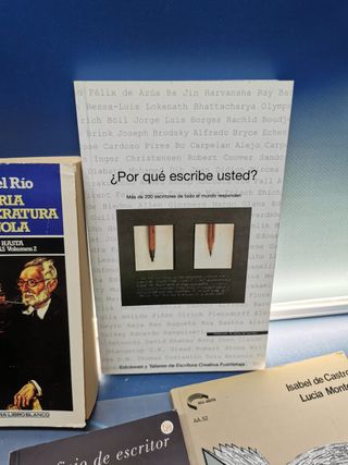 7 libros, invitacion a la lectura, El oficio de escritor, Crecer y contar, Historia de la literatura y mas
