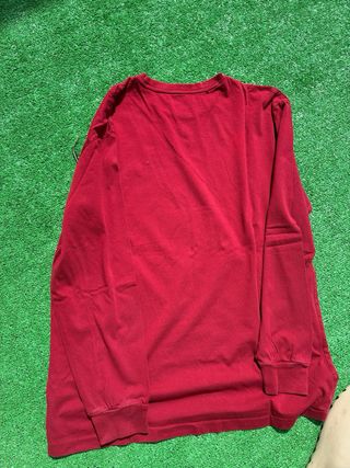 Camiseta Ralph Lauren manga larga roja original