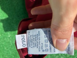 Camiseta Ralph Lauren manga larga roja original