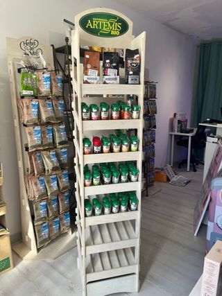 Expositores Tienda Madera