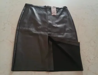 Gonna in ecopelle taglia 44