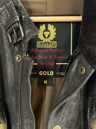 Giacca Belstaff Pelle Gold M