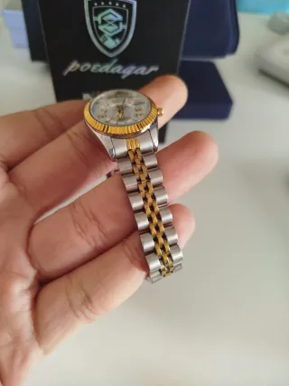 Reloj Poedagar presidente bicolor dama