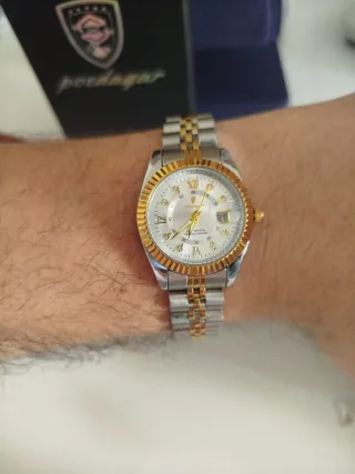 Reloj Poedagar presidente bicolor dama