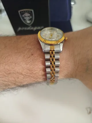 Reloj Poedagar presidente bicolor dama