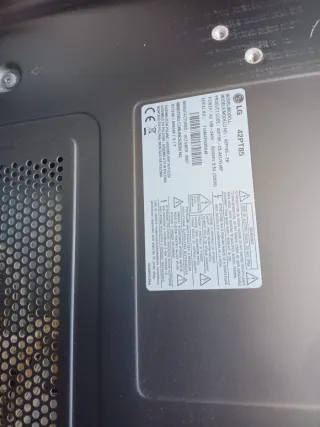 LG TV 50 pulgadas negro