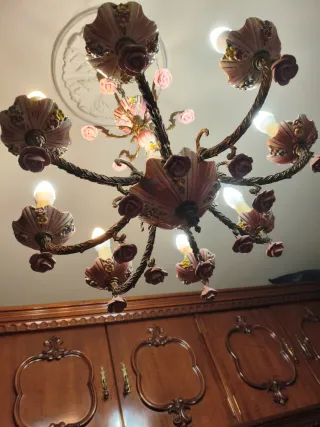 Lampara techo vintage