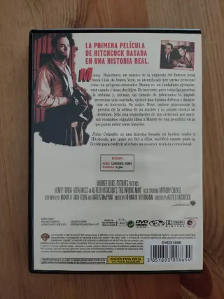 DVD Falso Culpable (Alfred Hitchcock)
